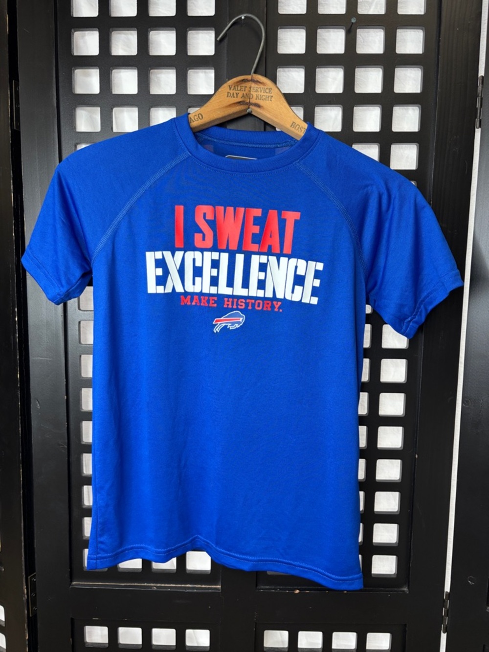 đź’™ Under Armour Buffalo Bills Youth Small Tee Blue NWT Combine Authentic đź’™ - Picture 2 of 16